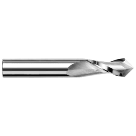 Drill/End Mill - Mill Style - 2 Flute, 0.1562 (5/32), Included Angle: 90 Degrees